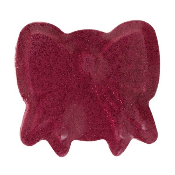 Glitter Bath Fizzer Dark Pink