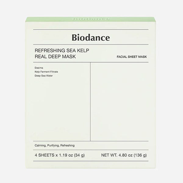Set Refreshing Sea Kelp Real Deep Mask