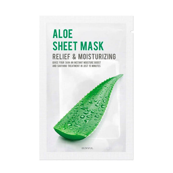 Mascarilla Facial Con Aloe Vera