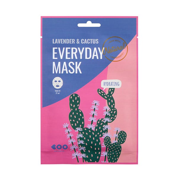 Mascarilla Facial Con Lavanda & Cactus