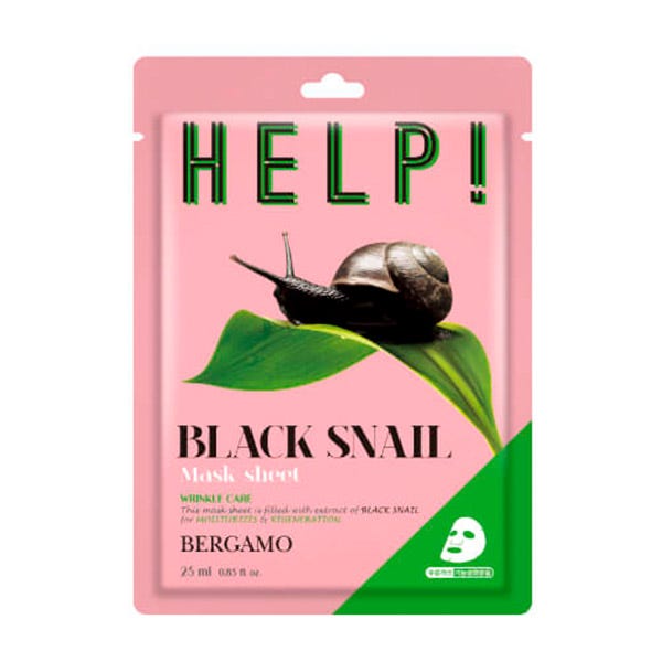 Mascarilla Facial Con Caracol Negro