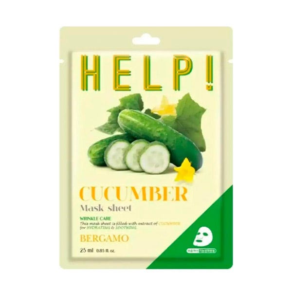 Mascarilla Facial Con Pepino