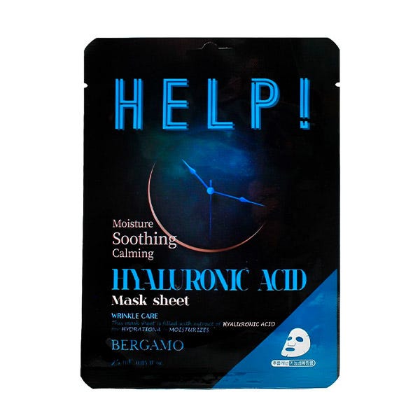 Mascarilla Facial Con Ácido Hialurónico