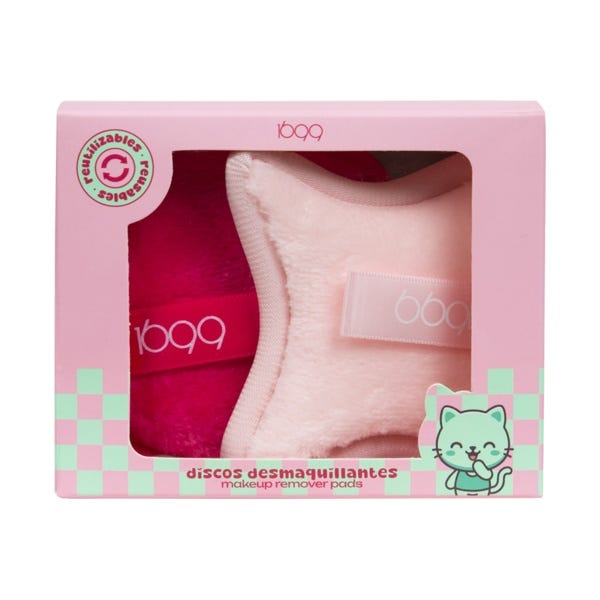 Discos Desmaquillantes Reutilizables Kawaii