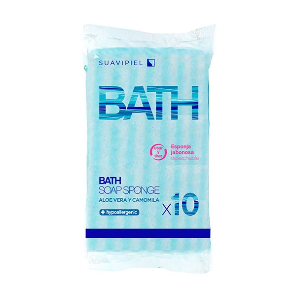 Bath SUAVIPIEL Esponjas jabonosas desechables precio