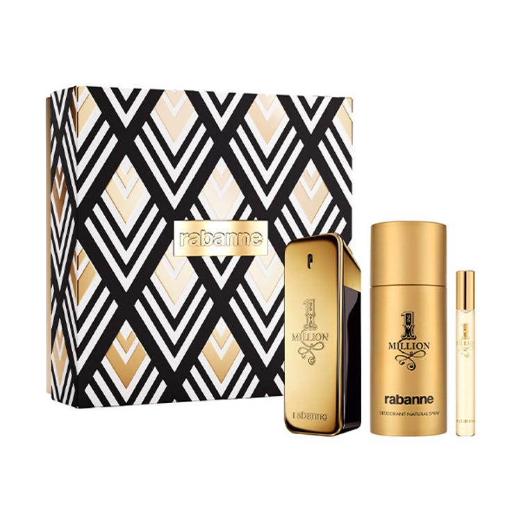 1 MILLION EDT 100ML+ DEO SPRAY 150ML+ MEGASPRITZER EDT 10ML