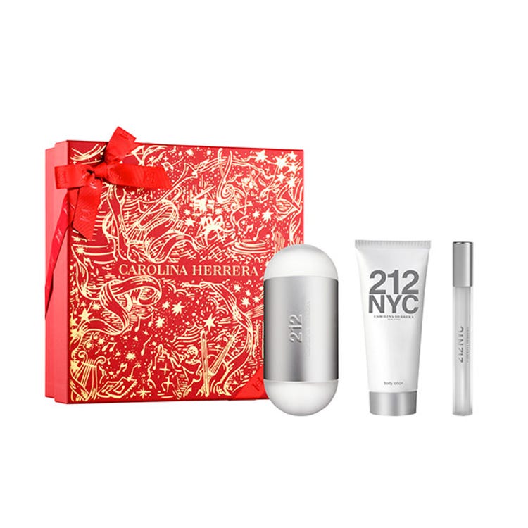 212 EDT 100ML + Body Lotion 100ML + Megaspritzer EDT 10ML