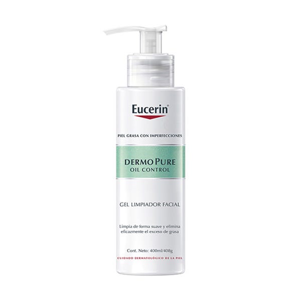 conjunto Oponerse a celestial Dermo Pure Oil Control EUCERIN Gel facial limpiador para pieles grasas  precio | DRUNI.es