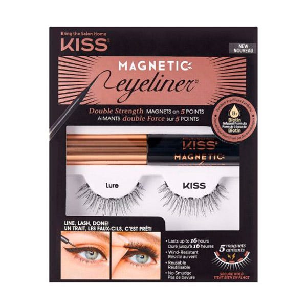 Magnetic Eyeliner & Lash Kit KISS Set de pestañas magnéticas y delineador | DRUNI.es
