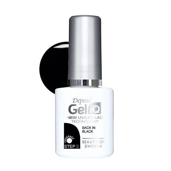 Gel Iq Esmalte New Uv/Led Lac Technology Back In Black