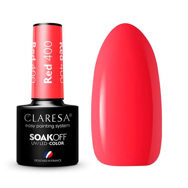 Claresa Esmalte Semipermanente Rojo 400 5 ml