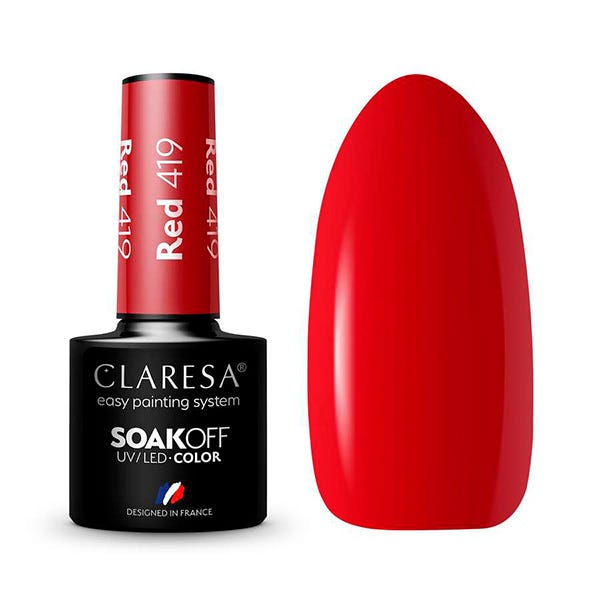 Claresa Esmalte Semipermanente Rojo 419 5 ml