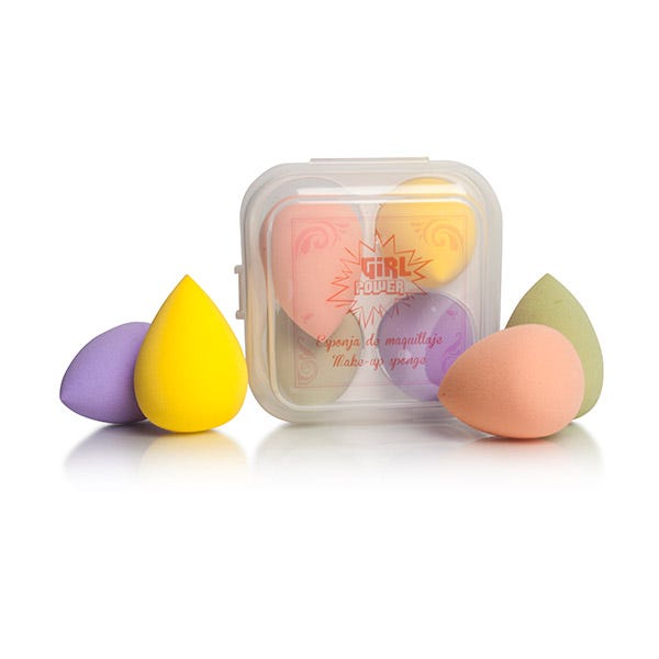 Set 4 Blenders Caja Huevos POWER GIRL Set esponjas maquillaje precio | Set 4 Blenders Caja Huevos POWER GIRL Set esponjas maquillaje precio |