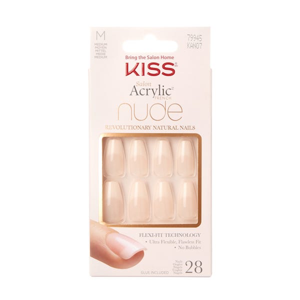 Kiss Salon Acrylic Nude Nails Leilani