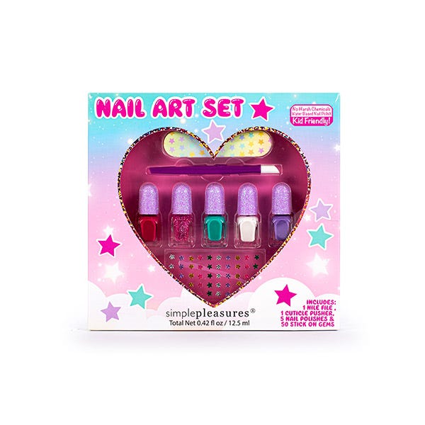 Kid Cut Nail Decorating Kit + Stencils