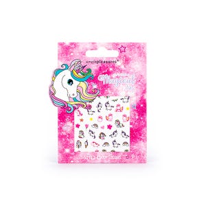 Kid Cut Face And Body Stickers Unicorn
