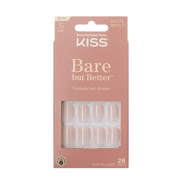 Kiss Bare But Better Nude Short Squoval