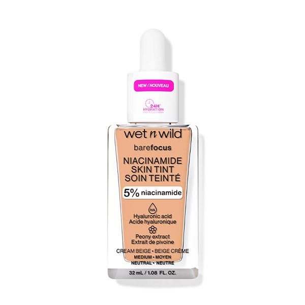 WET n WILD Bare Focus Niacinamide Skin Tint Cream Beige