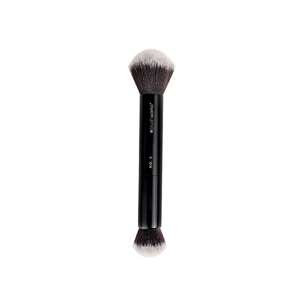 Double Ended Powder And Buff Brush