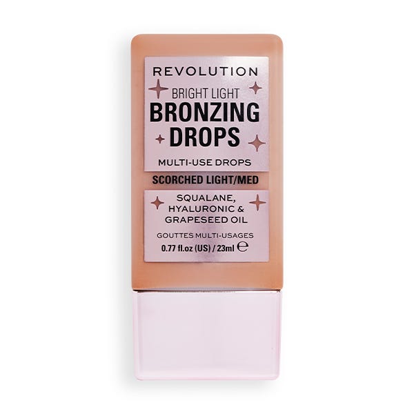 Revolution Bright Light Bronzing Drops Scorched Light/Med