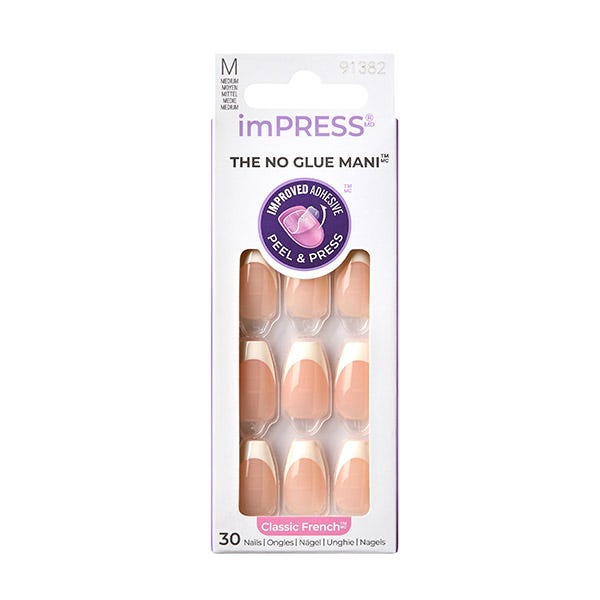 Kiss Impress Color French Classic French Medium Coffin