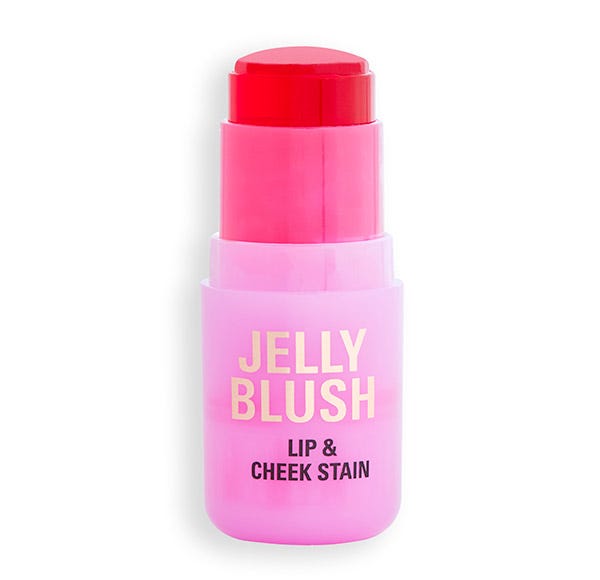Revolution Jelly Blush Lip & Cheek Stain Strawberry Pink