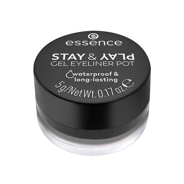 Essence Stay & Play Gel Eyeliner Pot 01 Black
