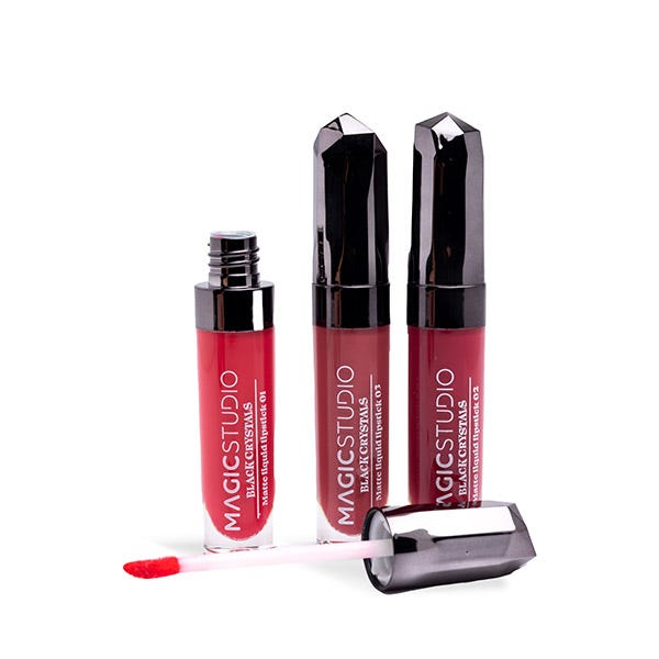 Black Crystals Liquid Lipstick