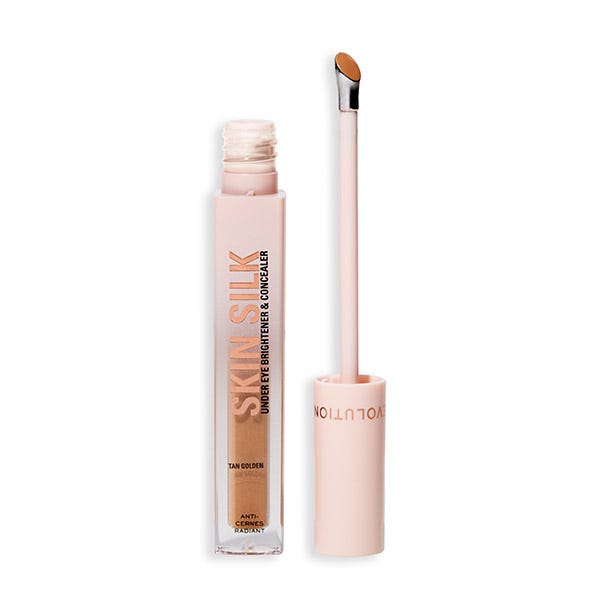 Revolution Skin Silk Brightener & Concealer Tan Golden