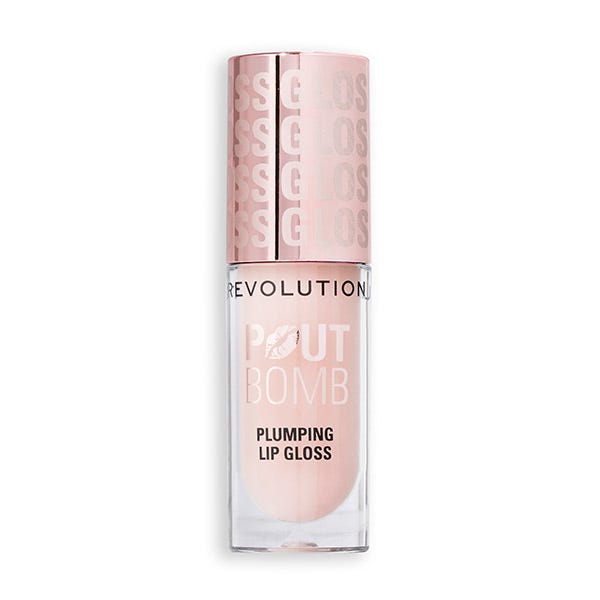 Revolution Pout Bomb Plumping Lipgloss Milky Sheer Holo