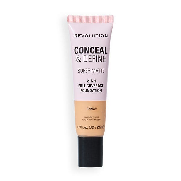 Revolution Conceal & Define Full Coverage Foundation F7.2NW