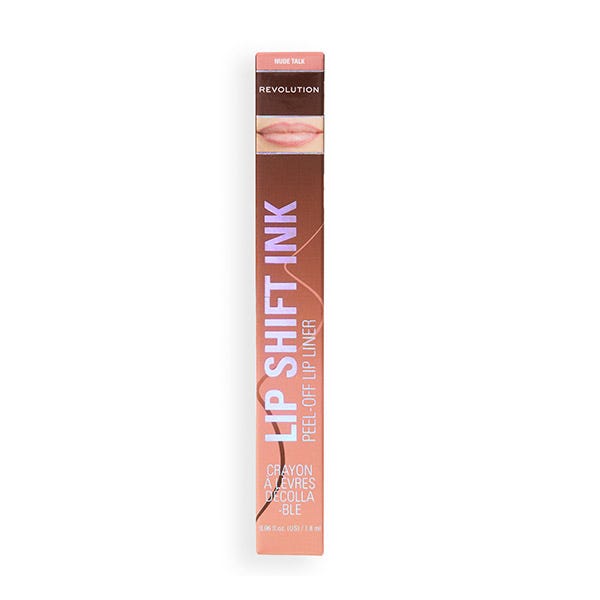 Revolution Lip Shift Ink Peel Off Lipliner Stain Nude Talk Nude Talk
