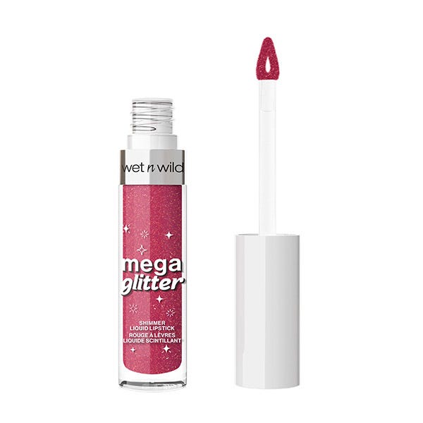 WET n WILD Mega Glitter Shimmer Liquid Lipstick Pink Future