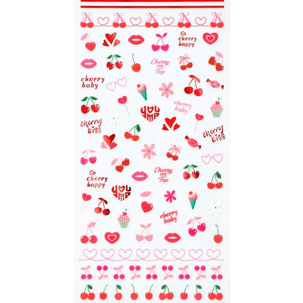 E.L So Cherry Happy Pegatin Unas Aroma Cereza
