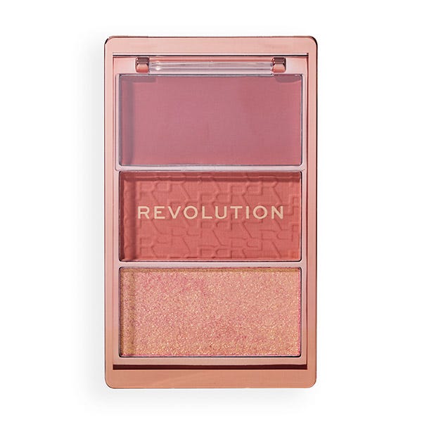 Revolution Blush Icon Palette Aure Points Rose