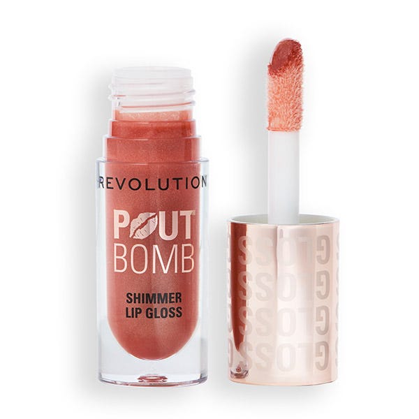 Revolution Shimmer Bomb Gloss Nude Glow