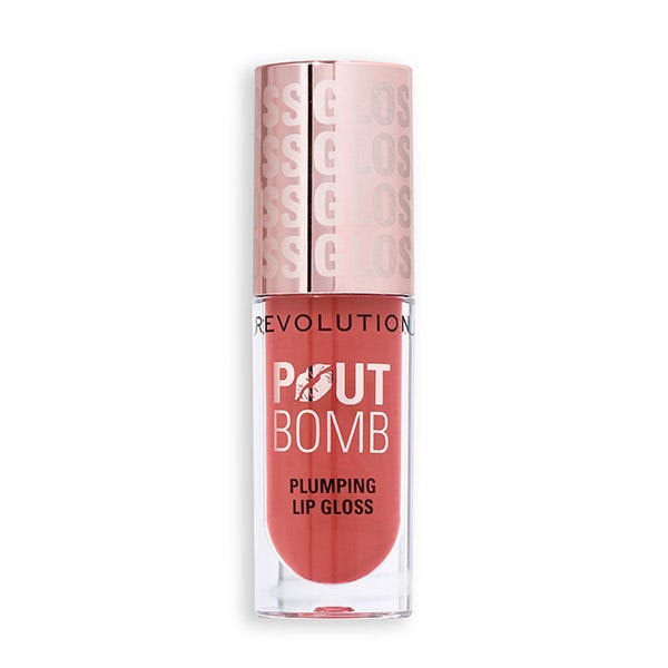 Revolution Pout Bomb Plumping Lipgloss Melba Warm Peach