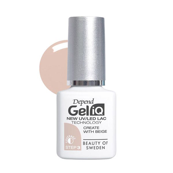 Gel Iq Esmalte New UV/Led Lac Technology Create With Beige