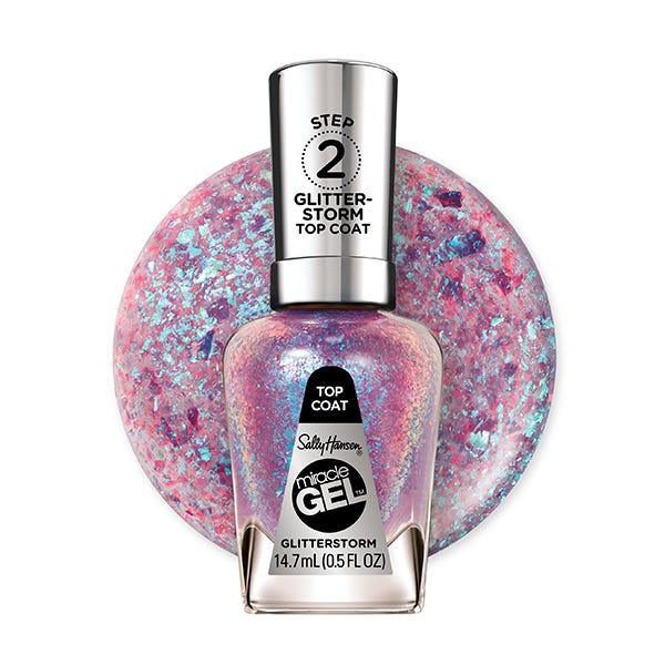 Sally Hansen Miracle Gel Top Coat 112 Glitter Storm