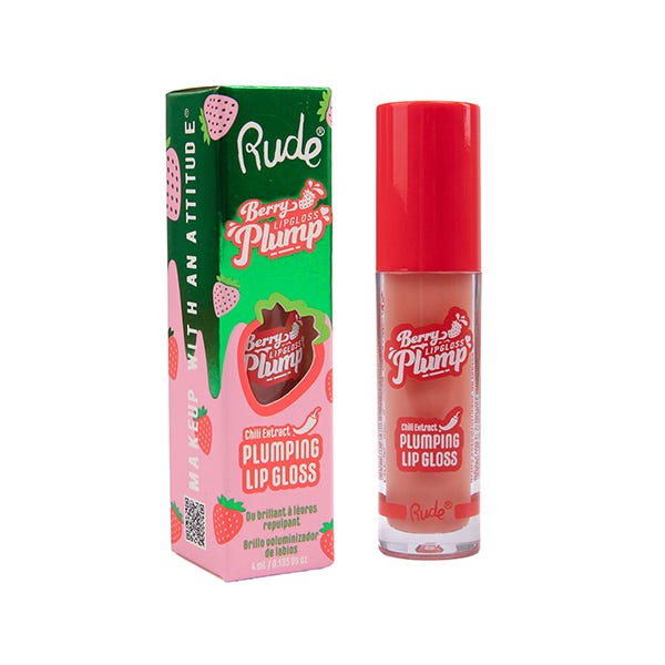 Rude Berry Plump Lip Gloss Bare