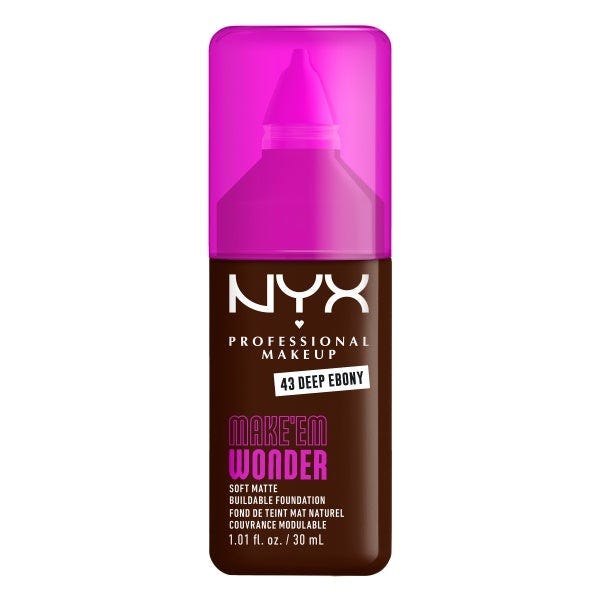 NYX Professional Make Up Make'em Wonder Foundation 43 Deep Ebony