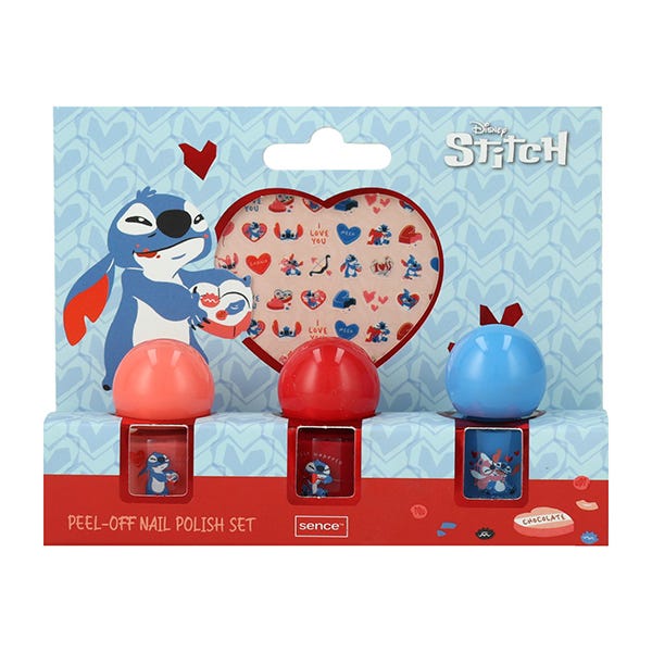 Stitch Nail Polish & Stickers Set