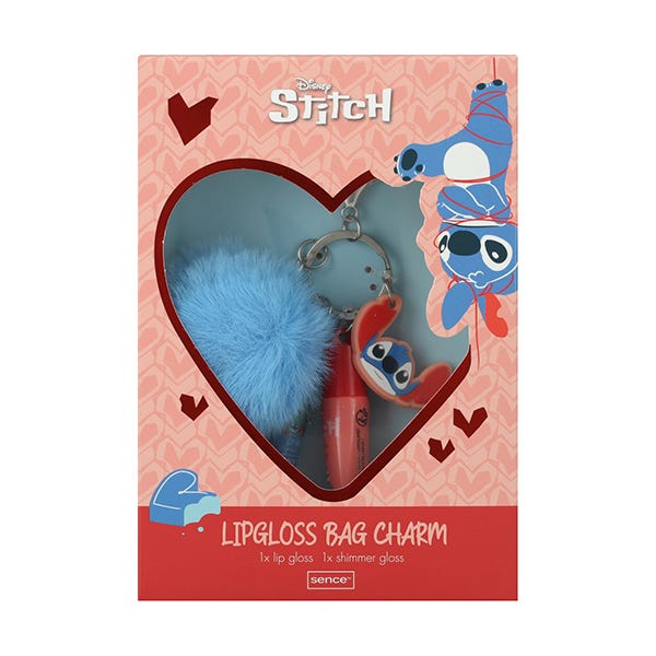 Stitch Bag Charm With Lip Gloss
