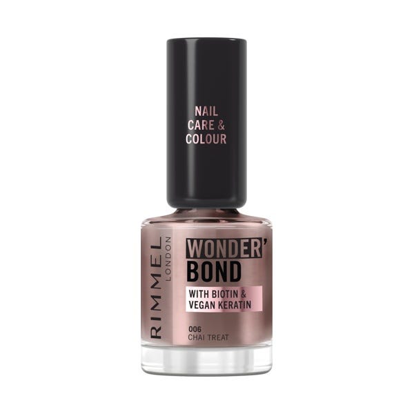 Rimmel London Wonderbond Nail 006 Chai Treat