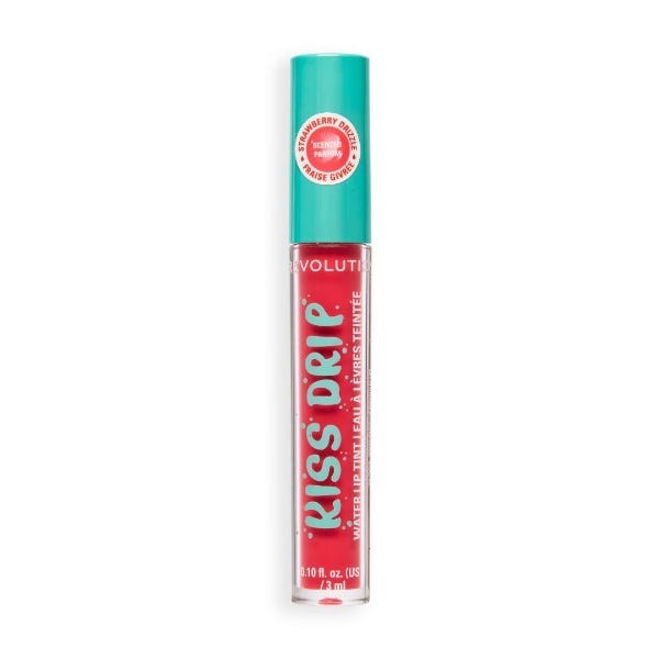 Revolution Ena Kiss Drip Lip Tint Strawberry Drizzle