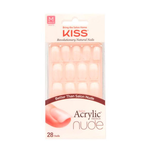 Kiss Salon Acrylic Nude Nails Breathtaking