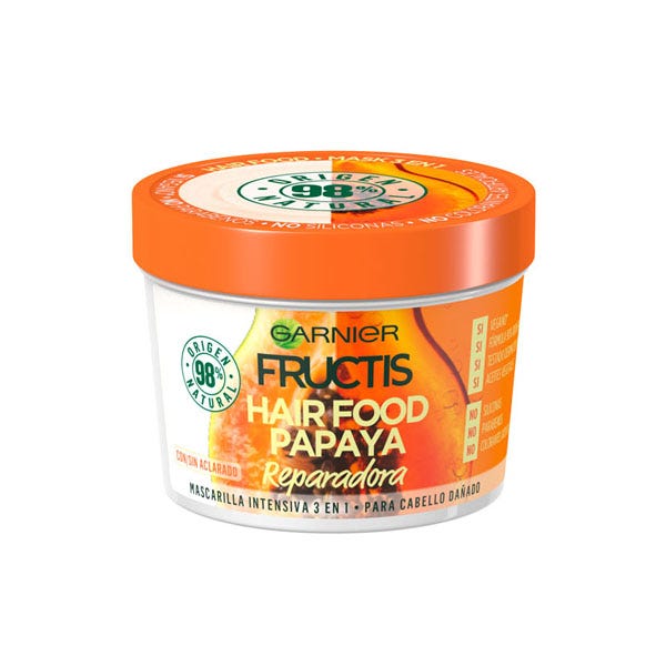 Hair Food Papaya FRUCTIS Mascarilla reparadora intensiva 3 en 1 para  cabello dañado precio | DRUNI.es