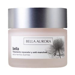 Ofertas, chollos, descuentos y cupones de BELLA AURORA Bella Noche Tratamiento Reparador Y Anti Manchas | 50ML Cremas Antiarrugas y Antiedad