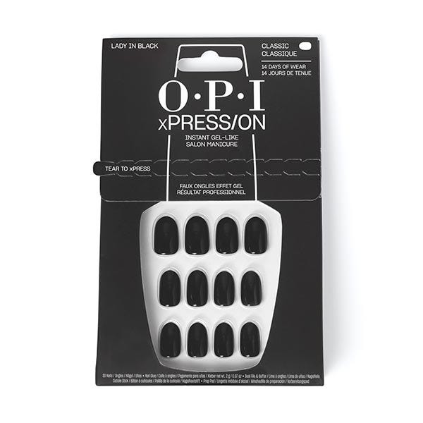 OPI Artificial Nails Lady in Black