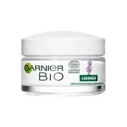 Ofertas, chollos, descuentos y cupones de GARNIER Bio Crema Antiedad De Lavanda | 50ML Crema Anti Edad Regeneradora para todo tipo de pieles